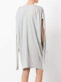 slit arms jersey dress