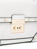 studded structured tote