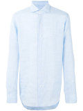 spread collar shirt     