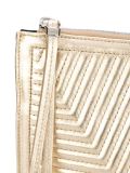 oversized stitched star clutch