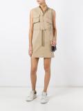 sleeveless shirt dress