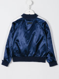 buttoned bomber jacket 