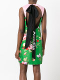 open-back floral dress
