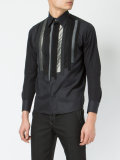 Shigoto x Shiro Sakai striped applique shirt