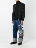 'Super Big' embroidered jeans