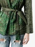 palm leaf print kimono jacket