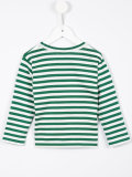 heart logo striped T-shirt