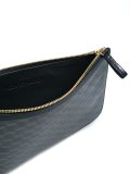 cube print clutch bag