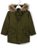 fur trimmed hooded parka