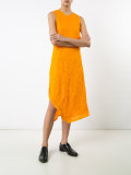 asymmetric textured dress