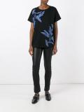 plant print T-shirt