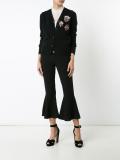 multi-patch cardigan