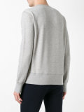 logo plaque sweatshirt