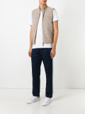 lightweight gilet with pockets
