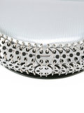 chain trimmed shoulder bag