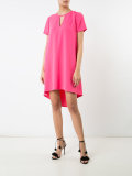 cut-out neckline dress