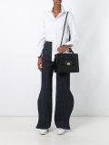 flap pocket medium tote