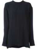 gathered neck blouse