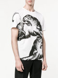panther print T-shirt