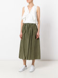 military A-line skirt