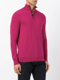 The Regent fine gauge half zip jumper
