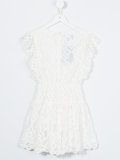 lace flared dress