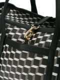 cube print tote bag