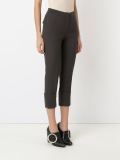 side pockets cropped trousers