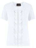 scalloped T-shirt