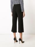 wide-leg cropped trousers