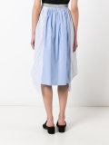 stripe panel skirt 