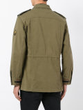embroidered trim field jacket 