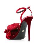 floral embellishment sandals