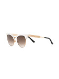 embossed cat eye sunglasses