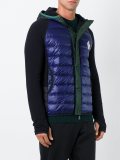 hooded buttoned jacket