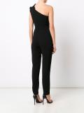 ruffled one-shoulder jumpsuit