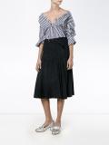 tweed A-line skirt