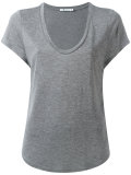 scoop neck T-shirt