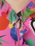 'Niemeyer' wrap blouse