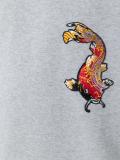 embroidered fish detail sweatshirt