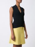 v neck knit blouse