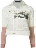 newspaper print jacket 