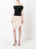 layered hem skirt 