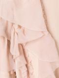 ruffle trim long T-shirt