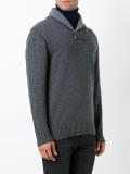 shawl collar jumper