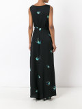 v-neck maxi dress