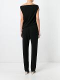 draped jumpsuit