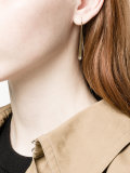 fluted capstone arc earrings