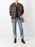 floral print bomber jacket