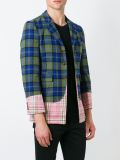 checked blazer